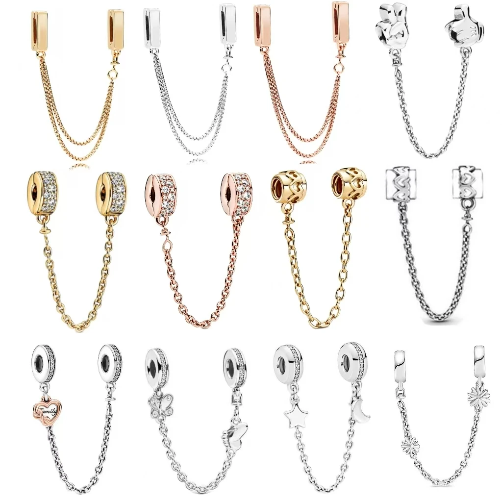 2026 New Advanced Multiple Safety Chain Bead Collection Bracelet Protective Chain Versatile DIY Bracelet Accessories Gift
