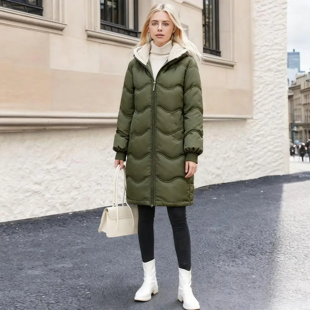 

New Winter Women Jacket Warm Parkas Female Thicken Puffer Coat Cotton Padded Parka Long Hooded Outwear Loose Women