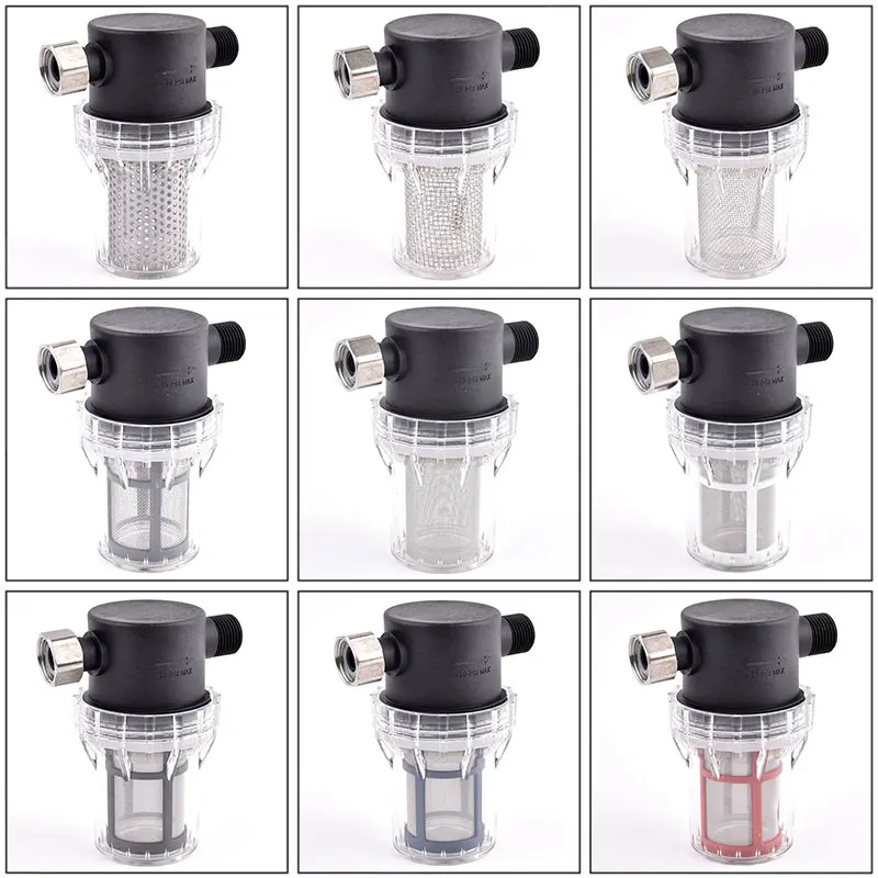 1/2 Inch Garden Watering Irrigation Filter Aquarium Fish Tank Aquaculture Prefilter Car Washing Household Water Pipe Strainer