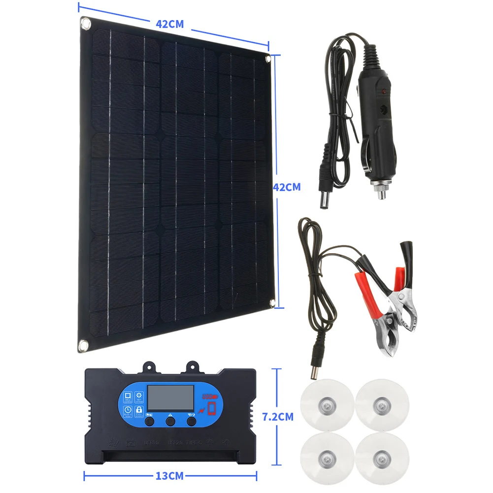 

Outdoor Use 30W Solar Panel Easy Installation Efficient Solar Charger Environmentally Friendly High-quality Materials