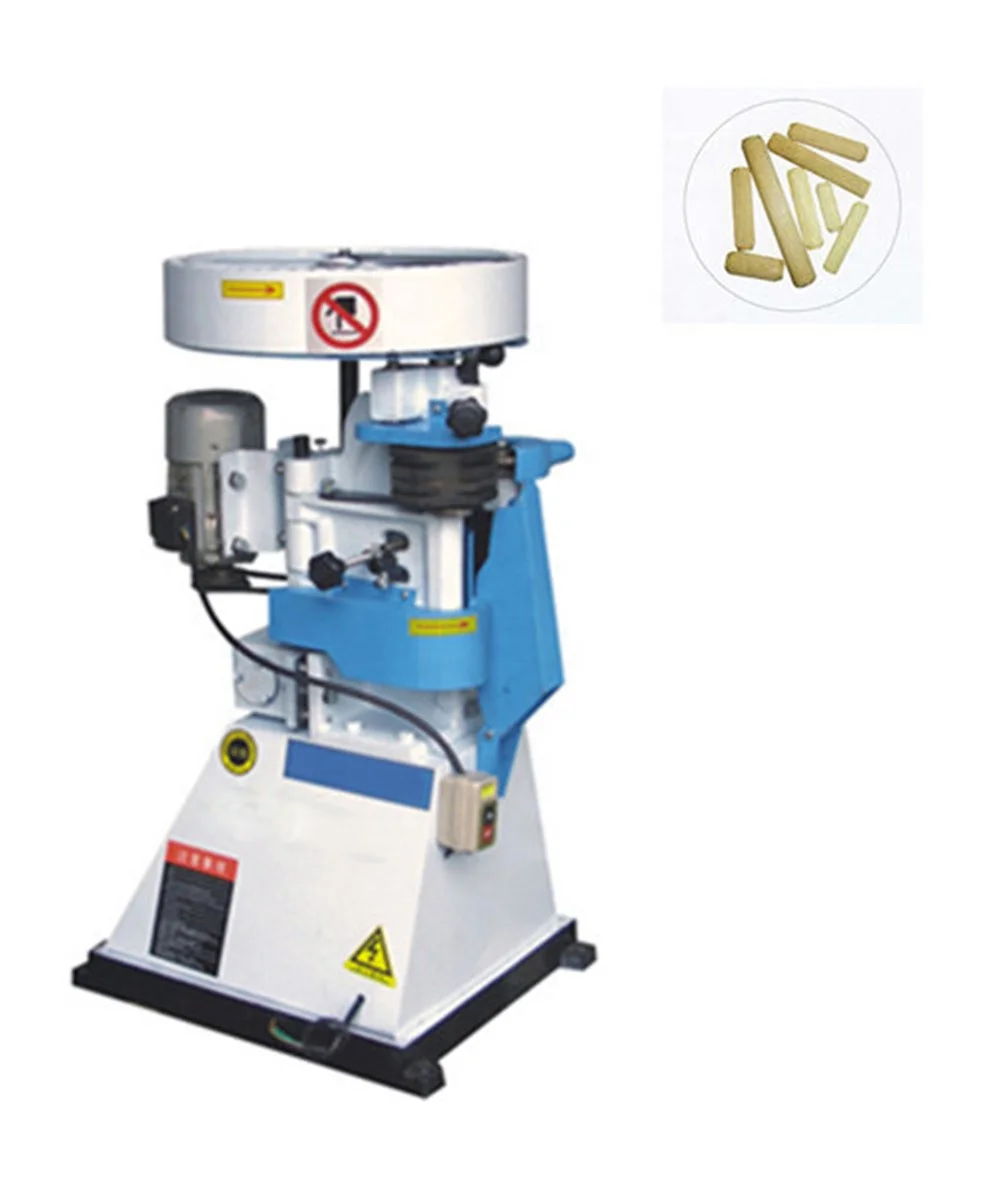 

Woodworking Dowel Plugs Pins Rotary Cutting Chamfering Machine Wood Round Bar Blanks Auto Cutting Wooden Dowel Making Machine