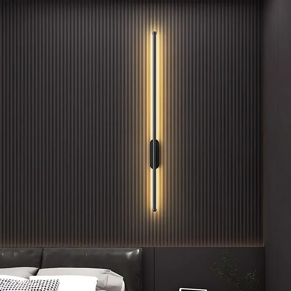 SANDYHA Modern LED Wall Light Simple Design Kitchen Corridor Lighting Fixture Wall Lamp Versatile Black Gold Ceiling Lights for