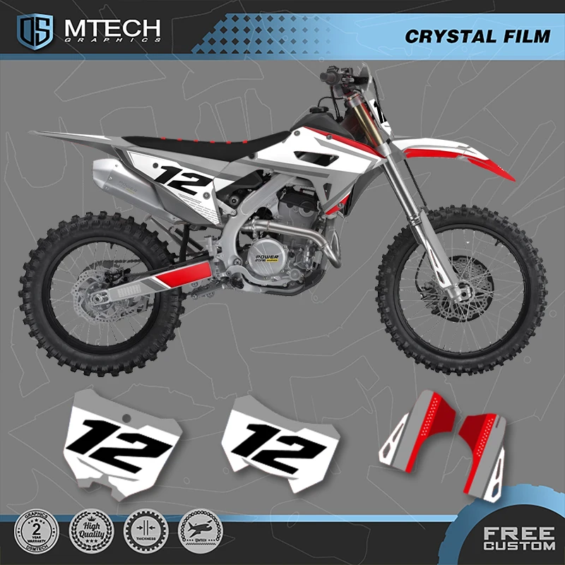 

DSMTECH мотоциклетные графические фоновые наклейки, наборы наклеек для HONDA CRF450RX 2024 2023 2022 2021 CRF250RX 2022 2023 2024 07