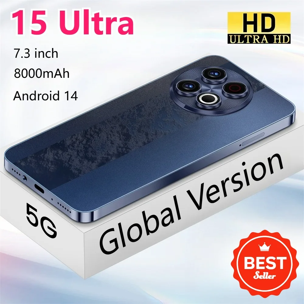 

Case For 15 Ultra Cheap Original Intelligent 5G Dual Card Dual Standby Android 14 System 22GB+2TB Global Version 8000mAh Battery