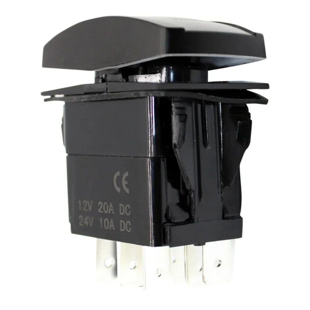 1pc 12V Winch In Out Switch Rocker LED Blue Laser Replacement For Off Road Vehicle Truck Yacht Car Switches Relays
