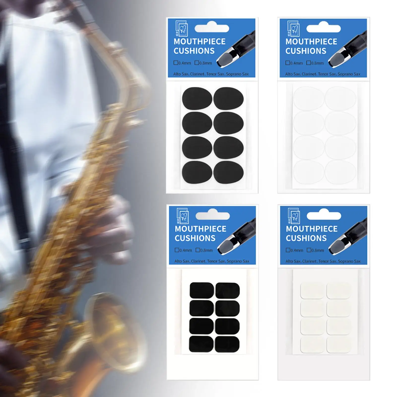 

Mouthpiece Pad Cushion Lightweight Practical Anti Slip Portable Woodwind