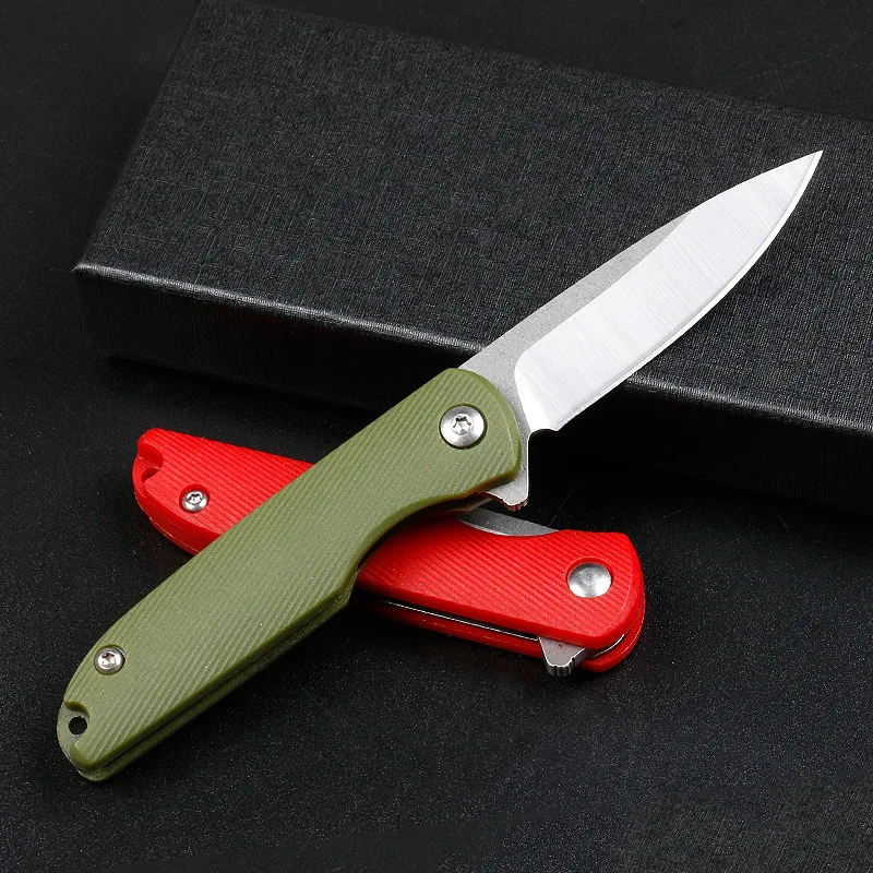 Classic Amazon Exclusive Free Wolf Mini Folding Knife Outdoor Multi functional Survival Knife 5CR Keychain Knife