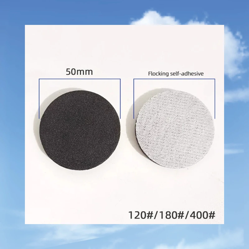 10Pcs 50mm Felt Polishing Pad Wheel, Round Sanding Buffing Tool for Car Glass Stainless Steel Scratch Repair Polishing