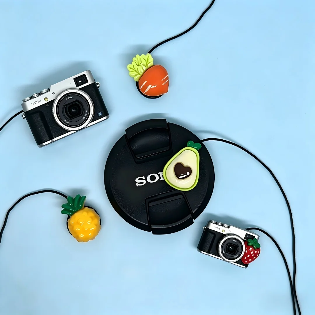 Cordon anti-perte pour capuchon d'objectif d'appareil photo, motif dessin animé mignon, pour Canon R50, Sony ZV-E10, Fuji XT50, XT5, XT4, Nikon Z30, Z9, Z8 ? Accessoires Cordon anti-perte pour capuchon d'objectif d'appareil photo, motif dessin animé mignon, pour Canon R50, Sony ZV-E10, Fuji XT50, XT5, XT4, Nikon Z30, Z9, Z8 ? Accessoires