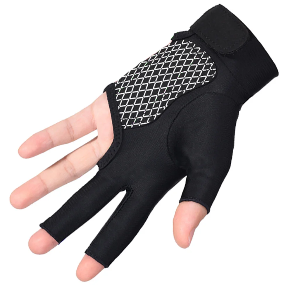 قفاز بلياردو رجالي خفيف الوزن مكون من 3 أصابع من BRIGHTFUFU، إكسسوار مريح للسنوكر