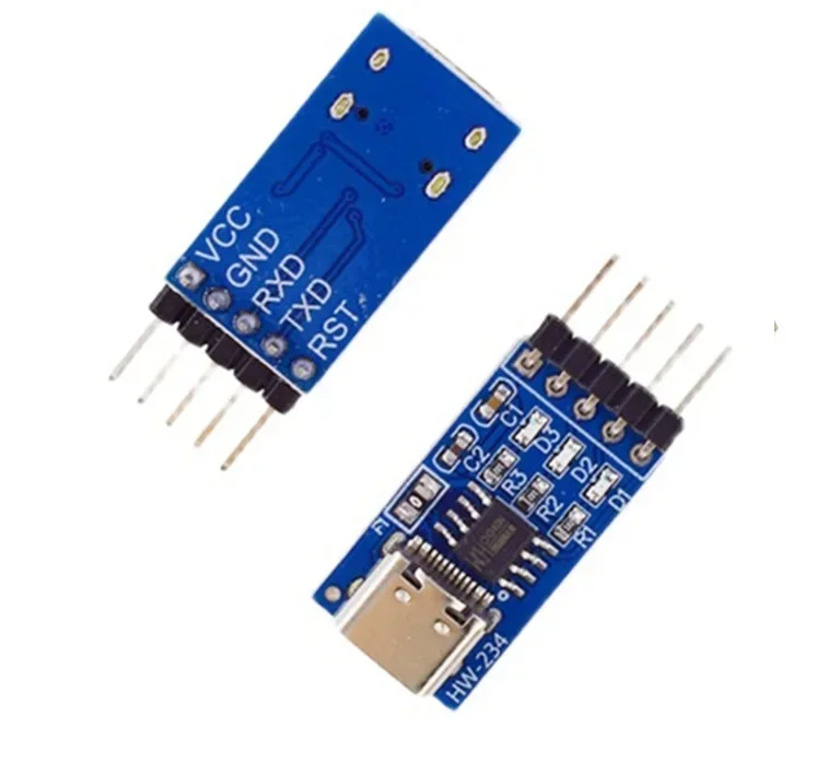 

TYPE-C USB to TTL Serial Port CH340N Module CH340 DC 5V/3.3V Upgrade MCU Download Brush Line