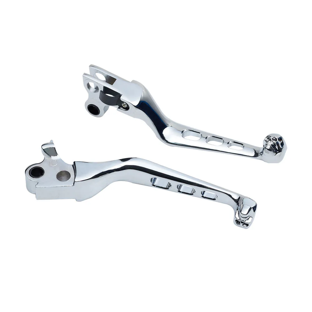 2pcs Motorcycle Aluminum Skull Brake Clutch Lever For H-arley Sportster 883 Dyna FXSTB Night Train FXDB FXDB