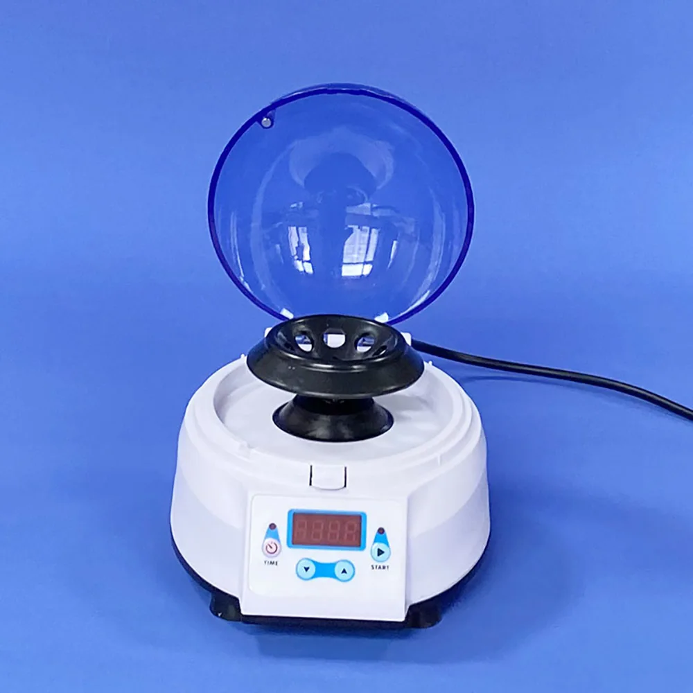 Mini Centrifuge 4000-8000 RPM 220V Low Speed Laboratory Benchtop Centrifuge for Beauty Serum Separation Digital