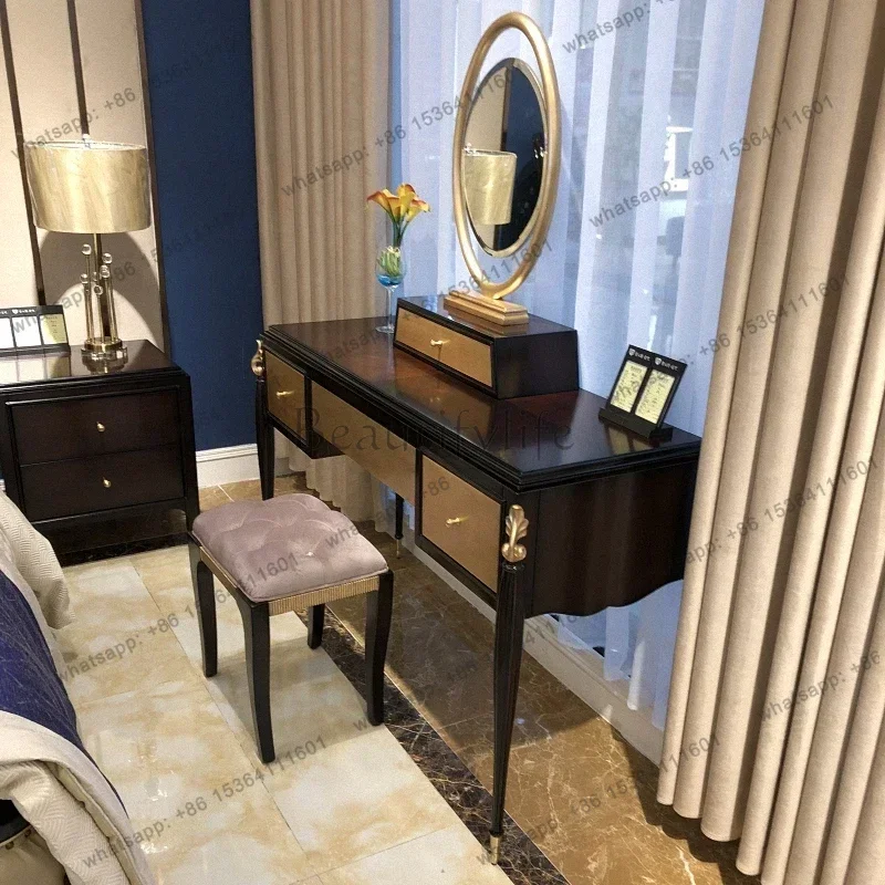 LJY Console Stool Dresser Eithe Bedroom Box Modern Luxury Living Room Dressing Table Storage Items Penteadeira Trendy Furniture