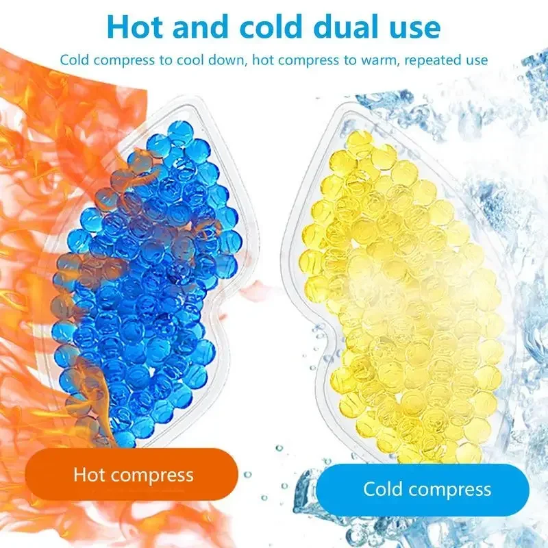 2 قطعة قابلة لإعادة الاستخدام الوجه الشفاه العين الجليد حزمة الباردة والساخنة ضغط للإصابات لتخفيف الآلام هلام الخرز لأدوات العناية بالبشرة اليومية