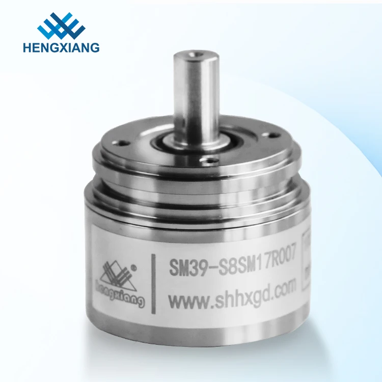 HENGXIANG SM39 SSI BISS C 6/8/10mm shaft multi-turn 16 bit rotary shaft encoder for servo motor robot