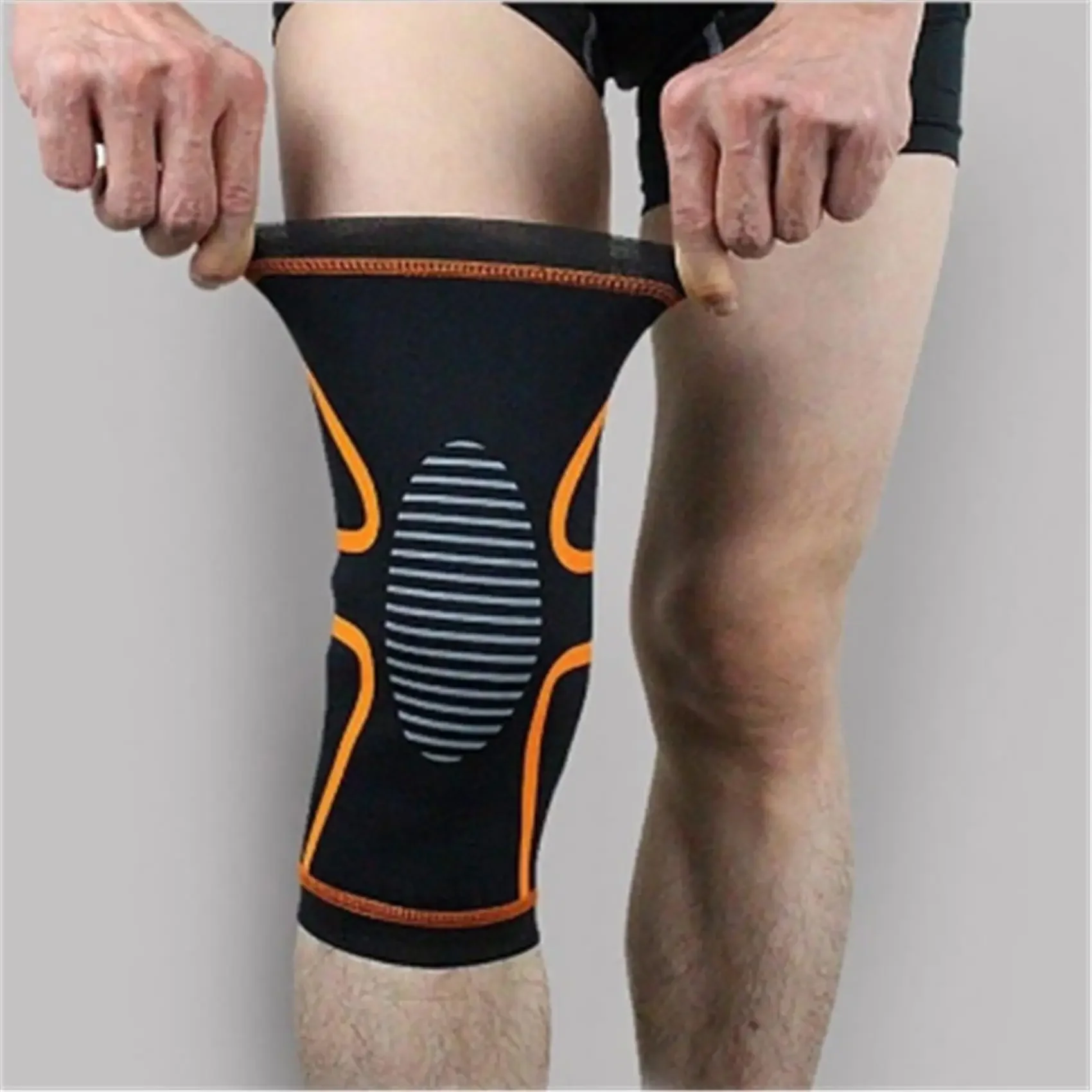 

Running Knee Pads Support Elastic Sports Brace Gym Protector Fitness Cycling Knee Support Braces Sleeve Basketball