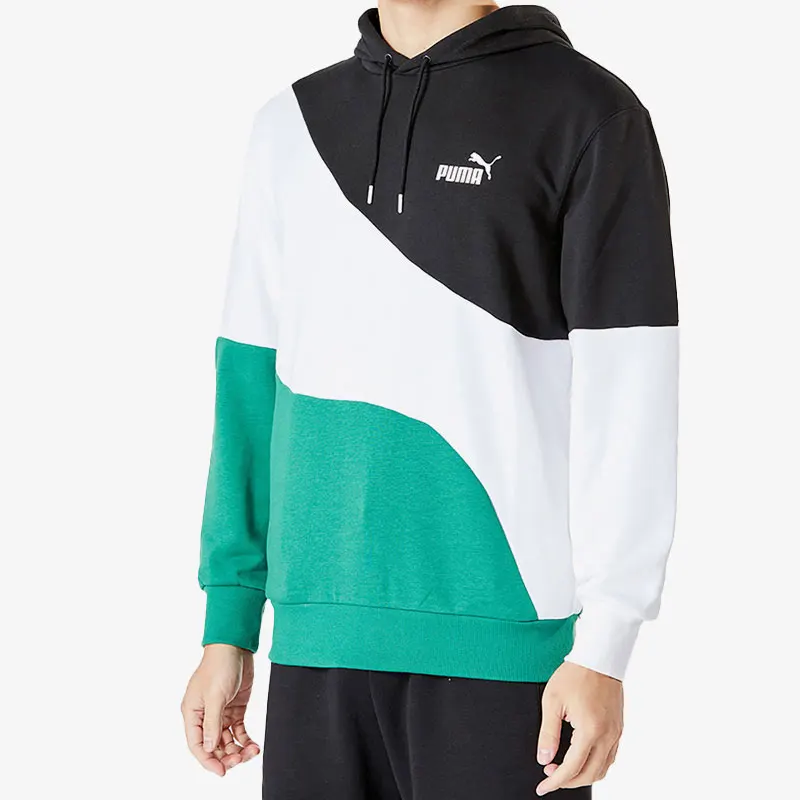 

Puma, оригинальная весенняя вязаная мужская спортивная толстовка с капюшоном в стиле пэчворк, весна 2023, 675746-37