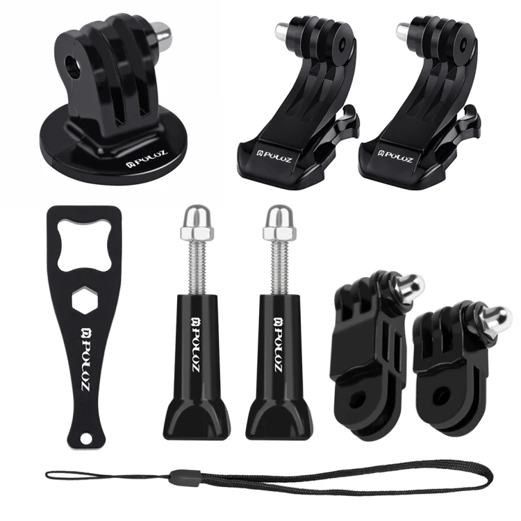 

Adjustable and Compact Design Camera Accessories Combo Kits (Chest Strap + Head Strap + Suction Cup Mount + 3-Way Pivot Arm etc)