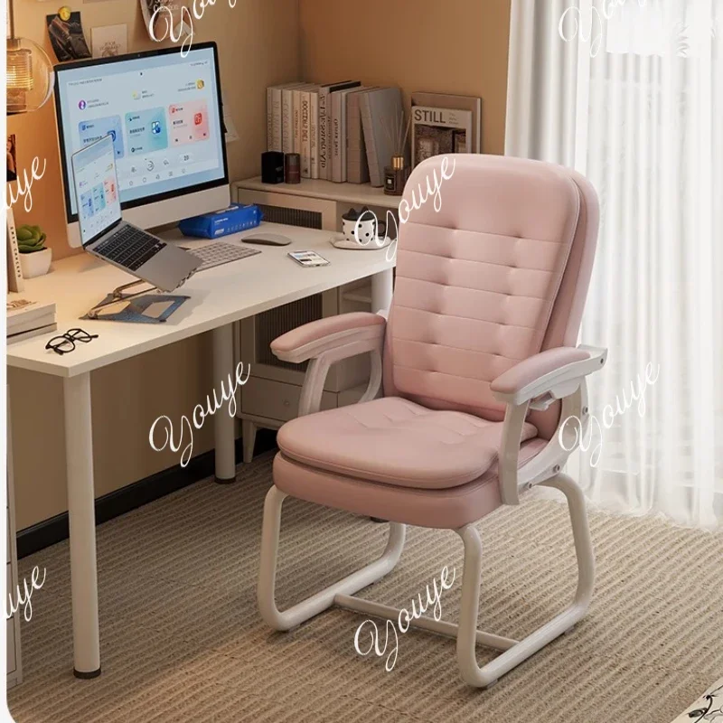 

P A63 Современный подголовник Офисные стулья Подлокотник Скандинавское кресло для руководителей для конференций Удобный дизайнер Silla Oficina Домашний офис