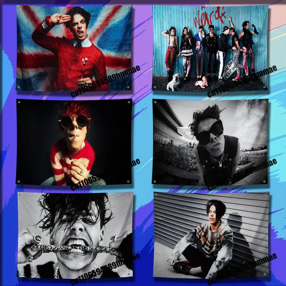 

For Y-Yungblud Flag 50*70cm 60*90cm 80*120cm 100*150cm 150*200cm Camp Wall Banner Tapestry Cover