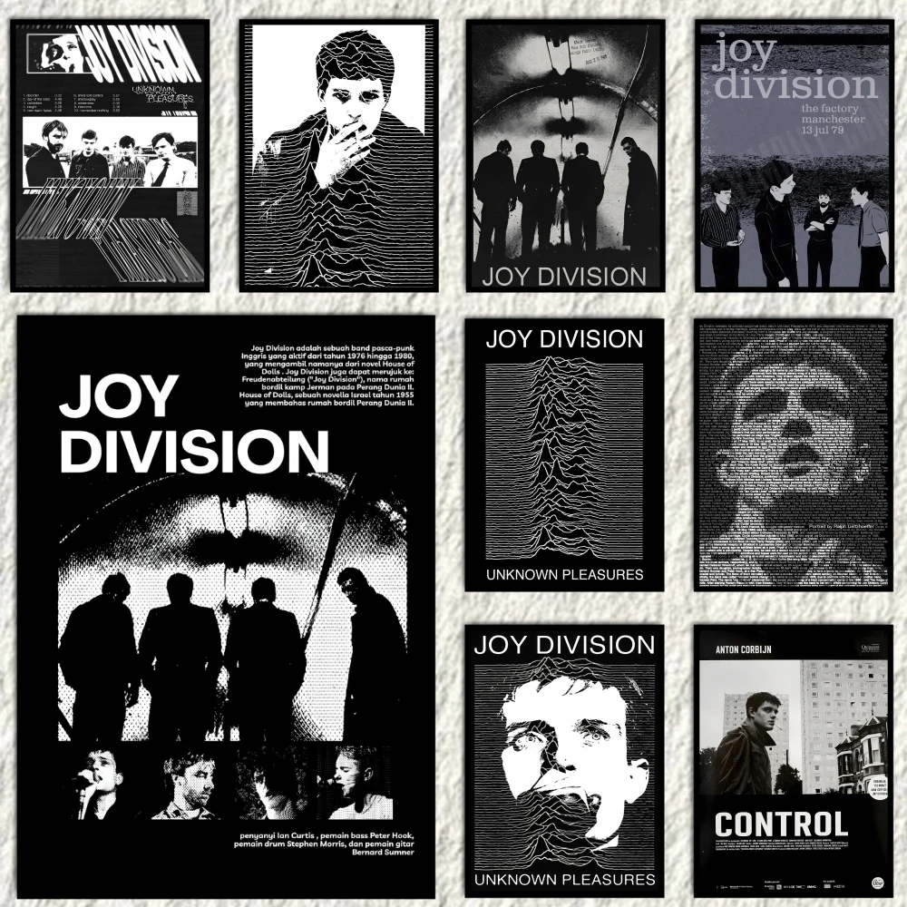 

Band J-Joy D-Division Poster High Quality Aesthetic Wall Art For Dorm Living Room Decor Premium Waterproof Painting Stickers