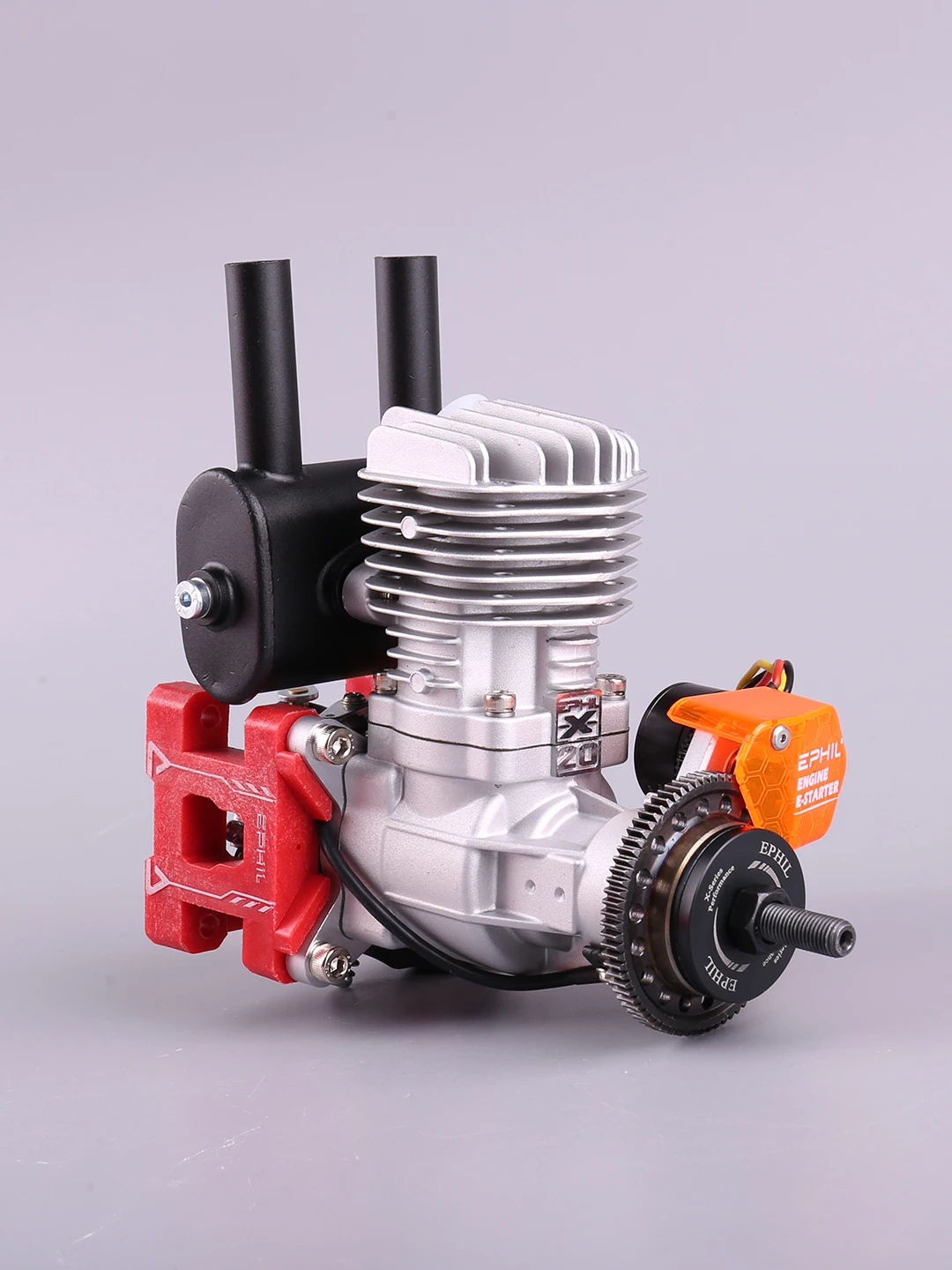 EPHIL Power X-20cc-R Pro Model Aircraft Gasoline Engine Electric Starter Single Cylinder Two Stroke Rear Row