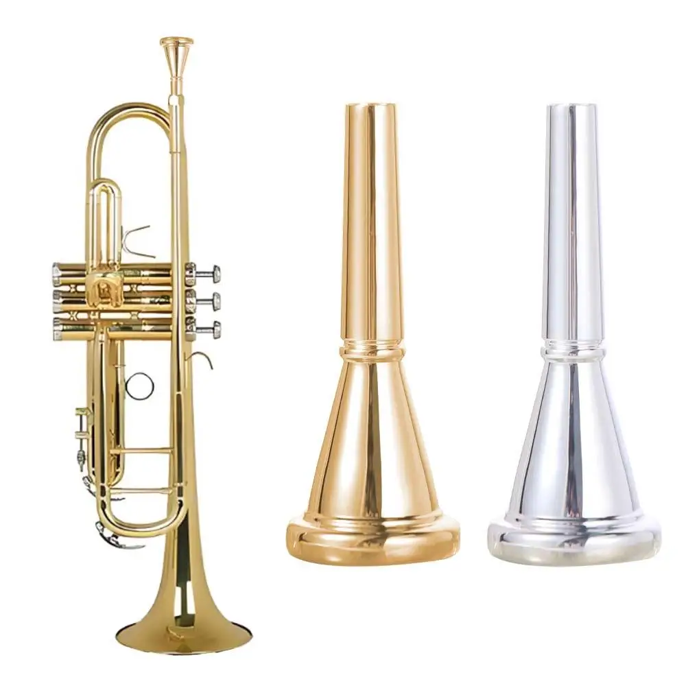 

Gold Silver French Horn Mouthpiece Replacement Parts Professional Horn Mouthpiece Music Players Brass Instrument Accessories
