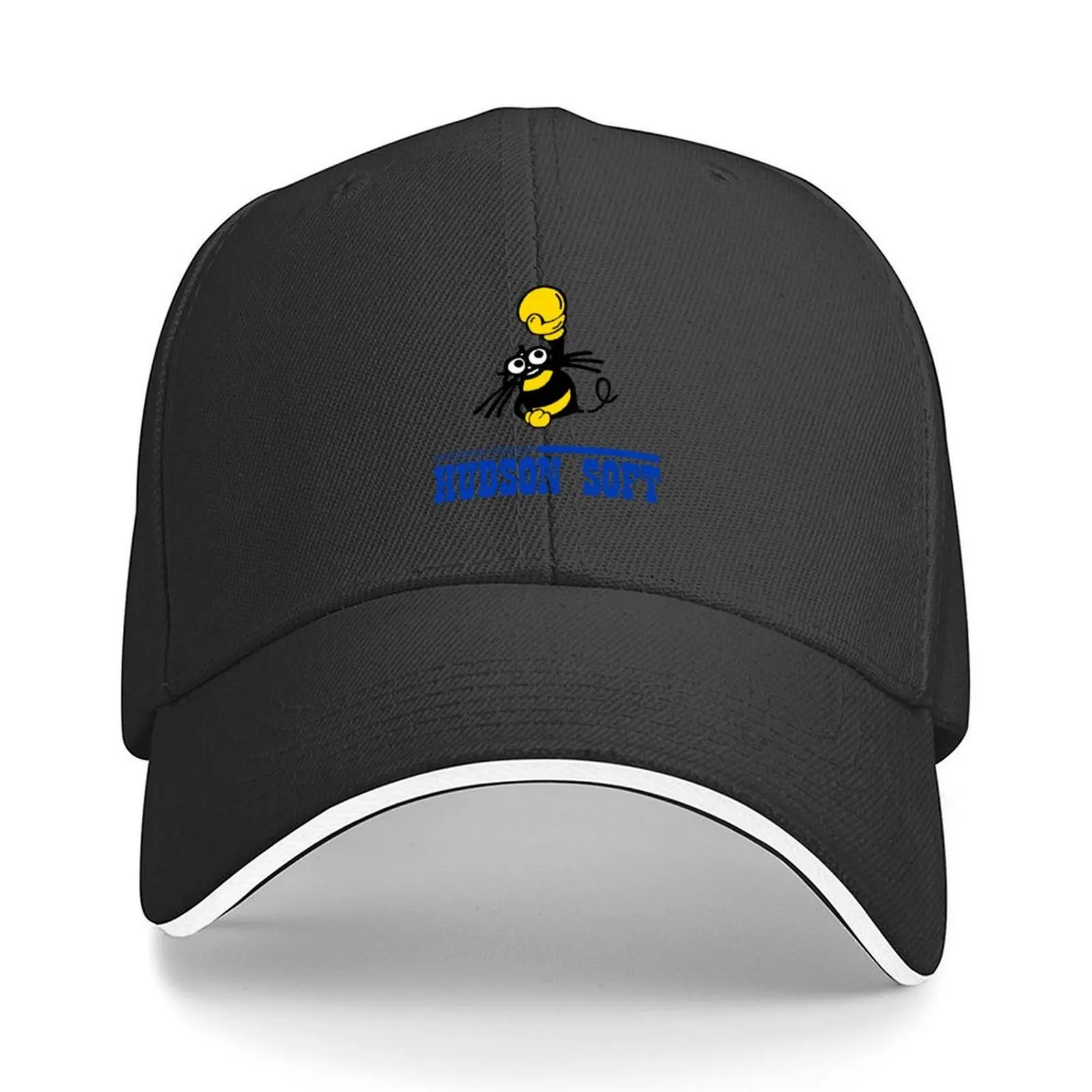 

Hudson Soft Boxing Bee Logo Baseball Cap sun hat party Hat Wild Ball Hat Brand Man cap Male Women's
