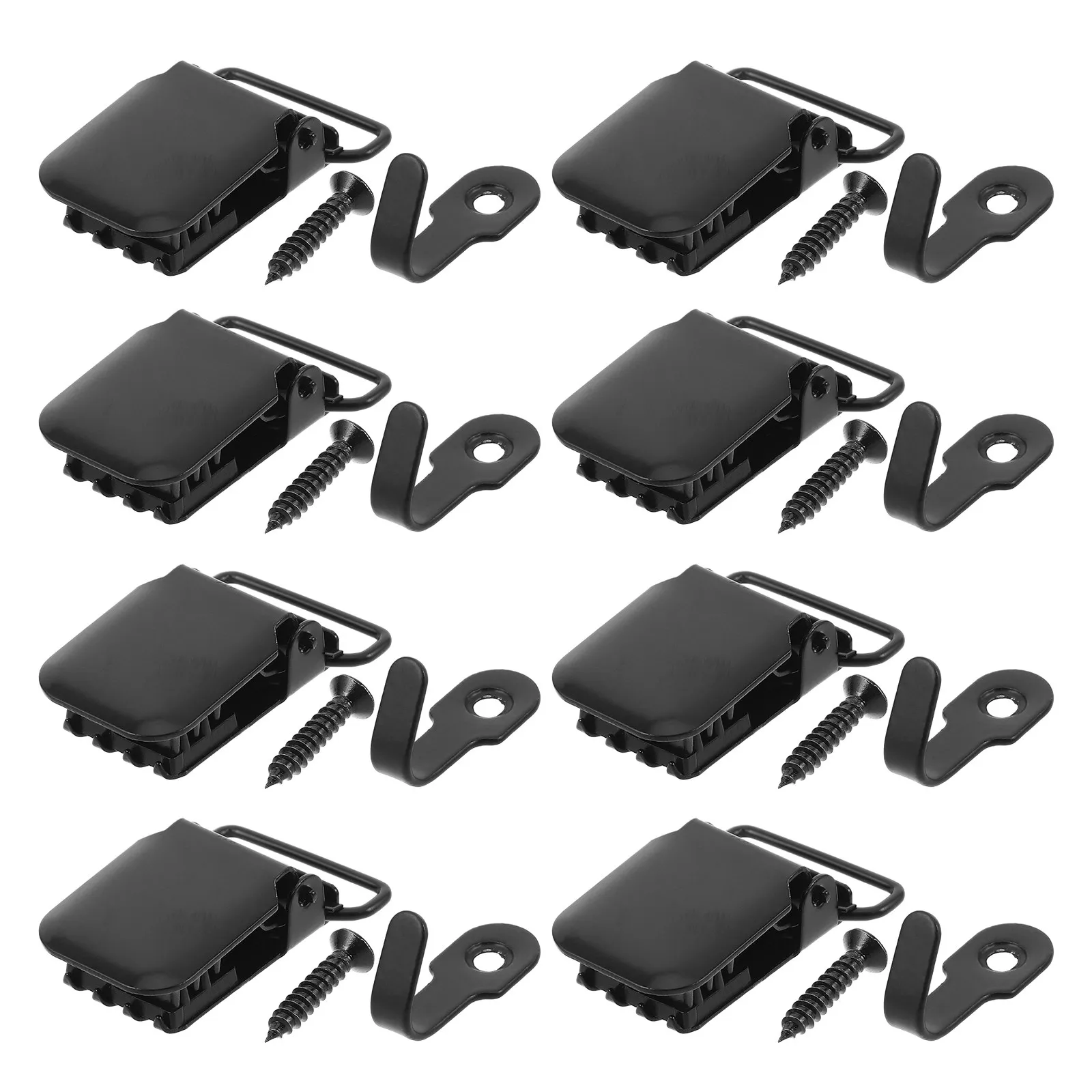 8Pcs Wall Rug Hangers Heavy Duty Iron Clips Easy Install Quilt Curtain Blanket Tapestry Holders Decorative Rug Display Clamps