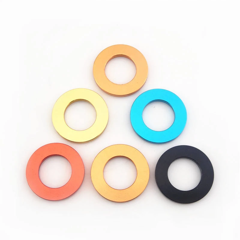 

Flat Metal Washer Fender External Tooth Lock Anodizing Steel Brass Copper Alloy Tooling Furniture Making Turning Parts Custom