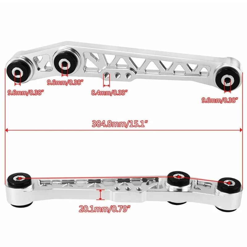 Control Arm and Stabilizer Bar Chassis Modification Parts Compatible with Honda Civic EG 1992-1995 F7 EG Suspension Upgrade Kit