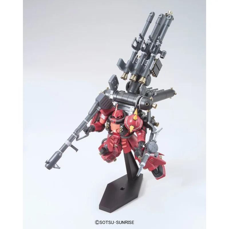 متوفر في المخزون بانداي حقيقية HG 1:144 MS-06R ZAKU II نوع الحركة العالية Gundam أنيمي عمل الشكل التجمع نموذج اللعب الهدايا