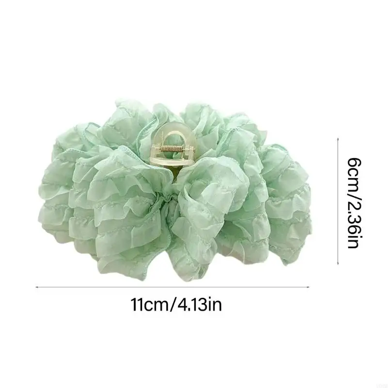 U0de Hair Clip Secure Grip для женщин, вышитых деталей модный аксессуар для волос