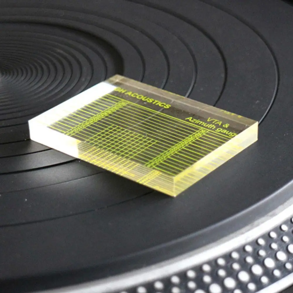 HD VTA التوازن وتعديل السمت حاكم مشغل تسجيلات من الفينيل قياس فونو Tonearm VTA/خرطوشة السمت حاكم حقيبة