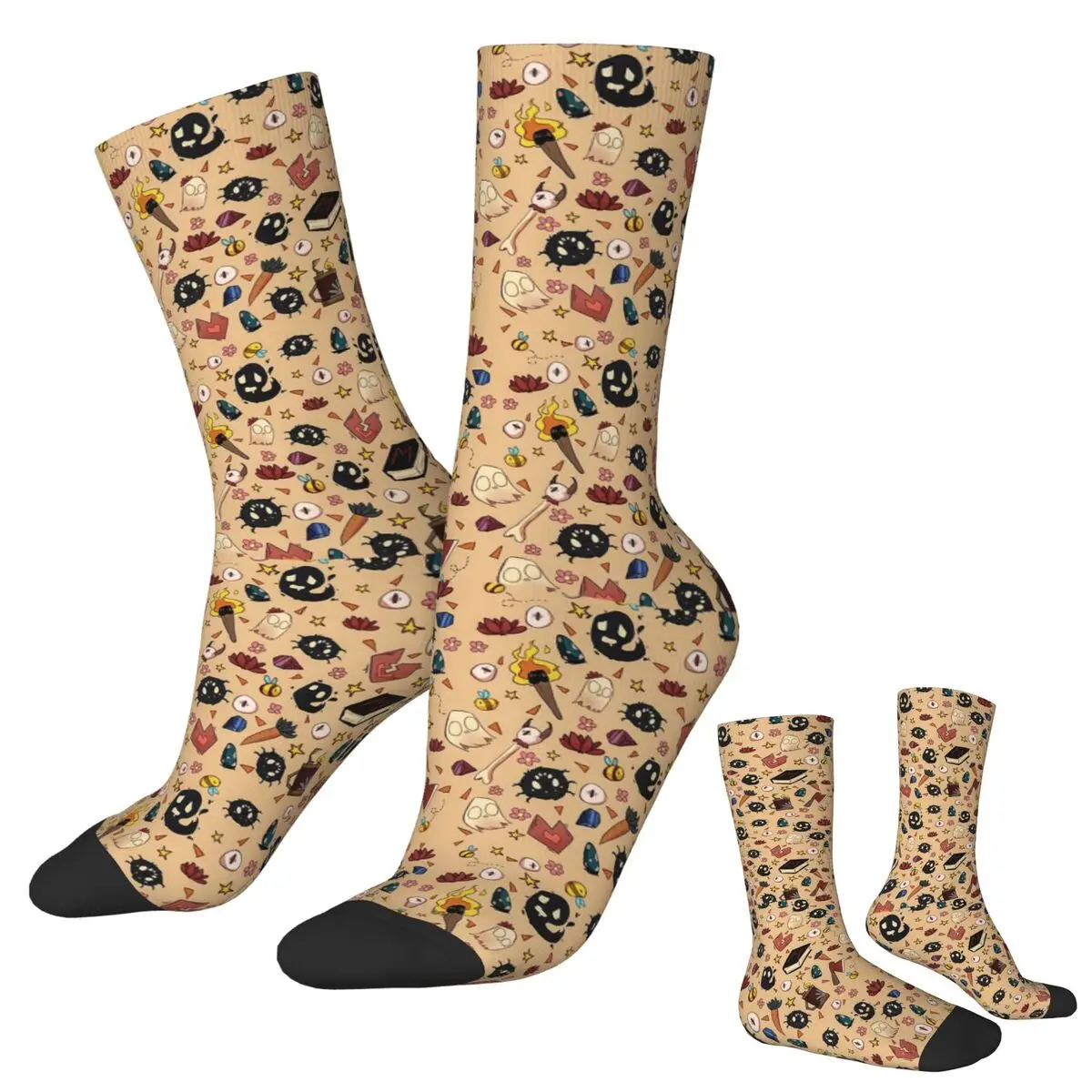 

Don't Starve Pattern Decorate Abstract Art Fashion Socks Harajuku Super Soft Stockings All Season Long Socks Christmas Gifts