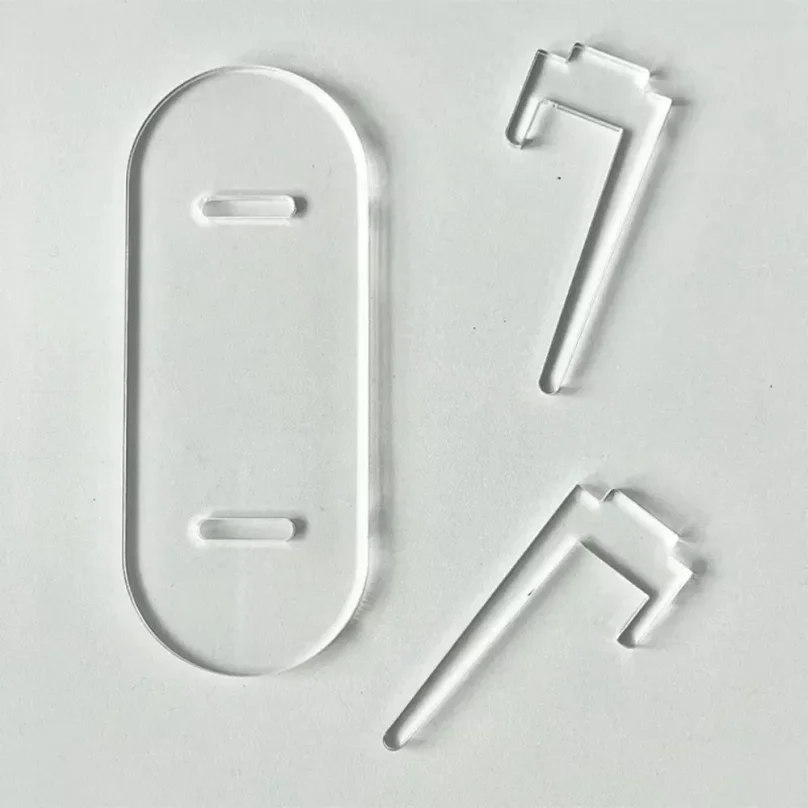 1pc Acrylic Clear Stand Acrylic Easel Display Stand Multi-functional Display Stand For Plate Cards