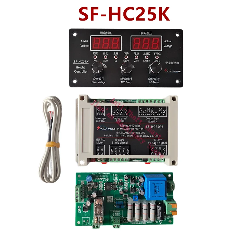 Imagem -03 - Plasma Cutting Torch Height Controller Thc Lifter Sf-hc25k Jykb100-dc24v-t3