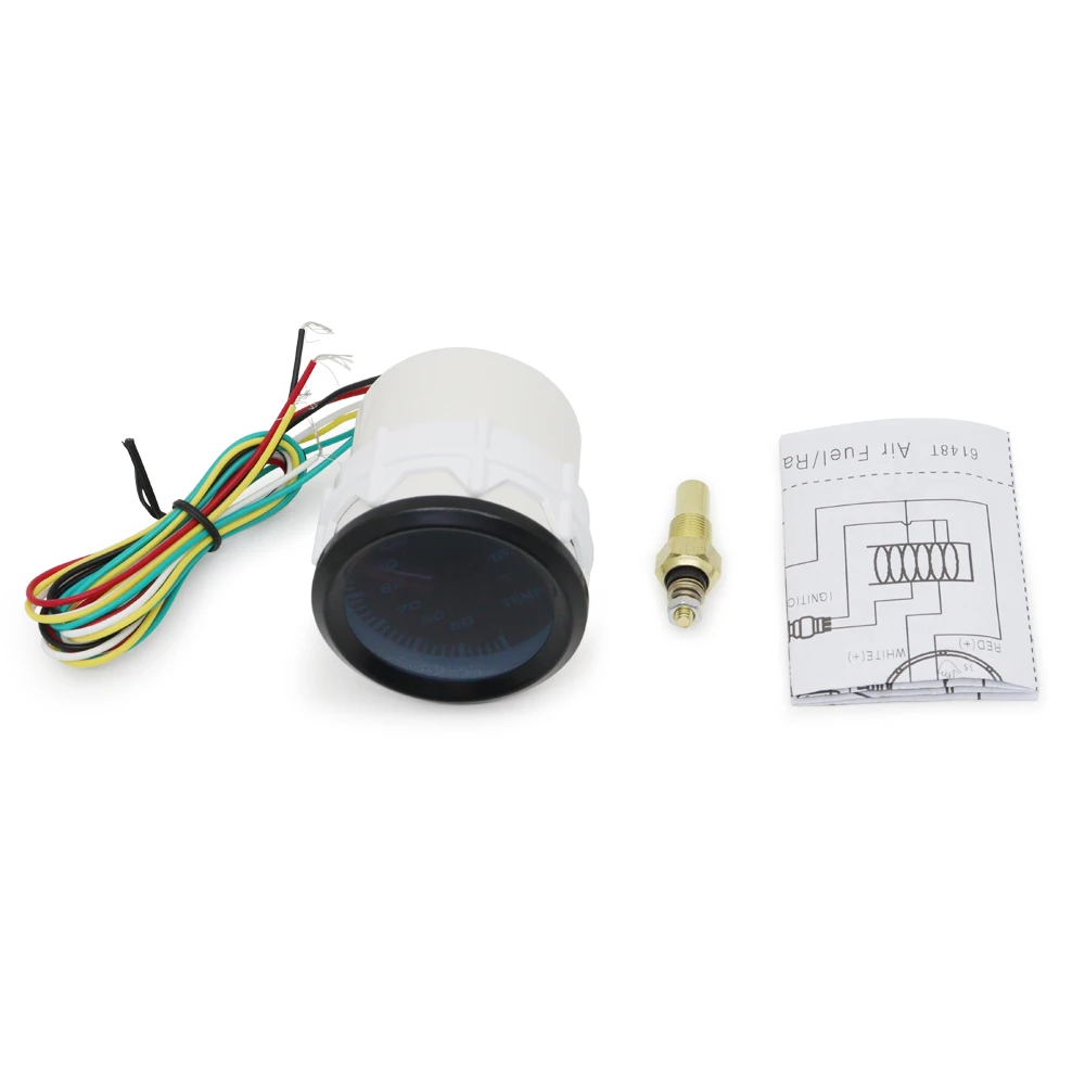 52 mm Boost/Vakuum/Wassertemperatur/Öltemperatur/Ölpresse/Spannung/Drehzahlmesser/Luft-Kraftstoff-Verhältnis/EGT-Messgerät, analoge blaue LED + 52 mm Messgeräte – Detail 16