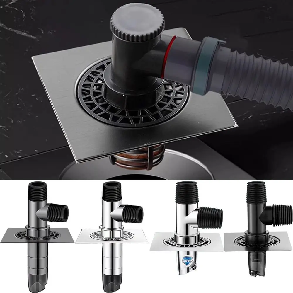 

Double Purpose Washing Machine Floor Drain Quick Drainage Deodorant Sewer Hose Adapter Seal Anti Overflow