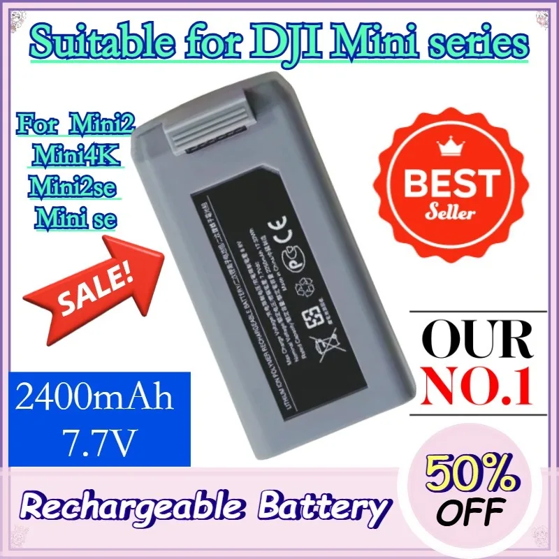 

2400mAh 7.7V Rechargeable Batteries Or Charger For Mini2 Mini4K Mini2se Mini se Drone Battery Intelligent Flight Battery