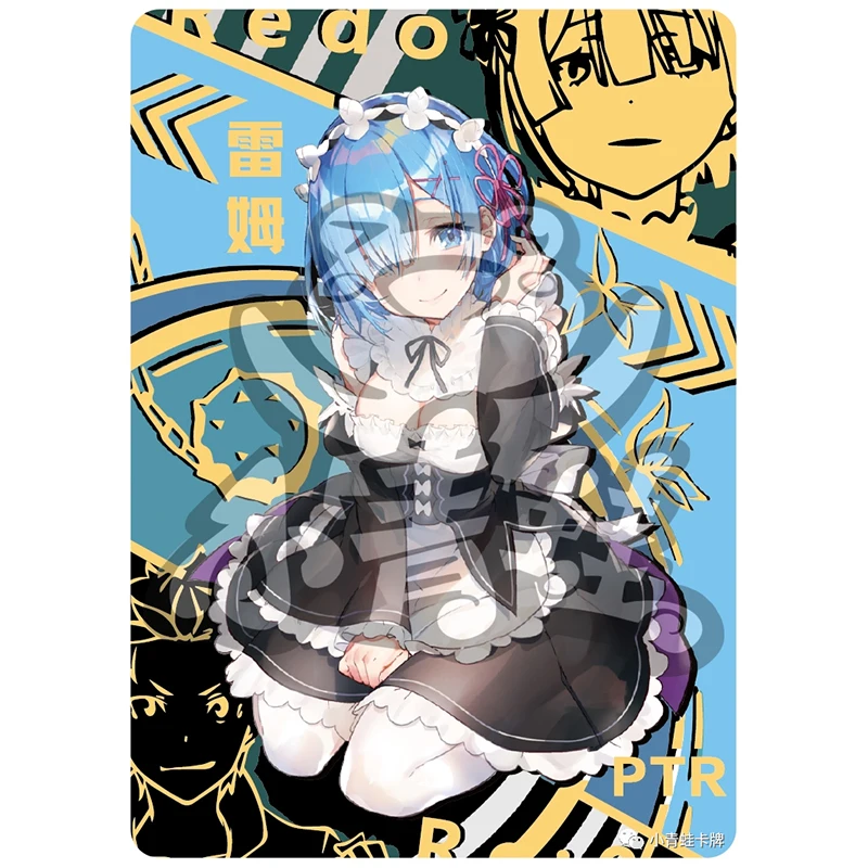 Anime Characters Goddess Story Rem Hatsune Miku Boahancock PTR Rare Collection Flash Card Game Toys Christmas Birthday Gift