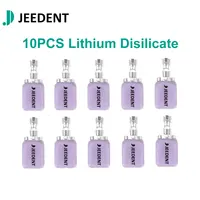 JEEDENT - Bloque de Cerámica de Disilicato de Litio C14 HT (10 Piezas) para Laboratorio Dental Sirona CAD/CAM, Material para Coronas y Puentes