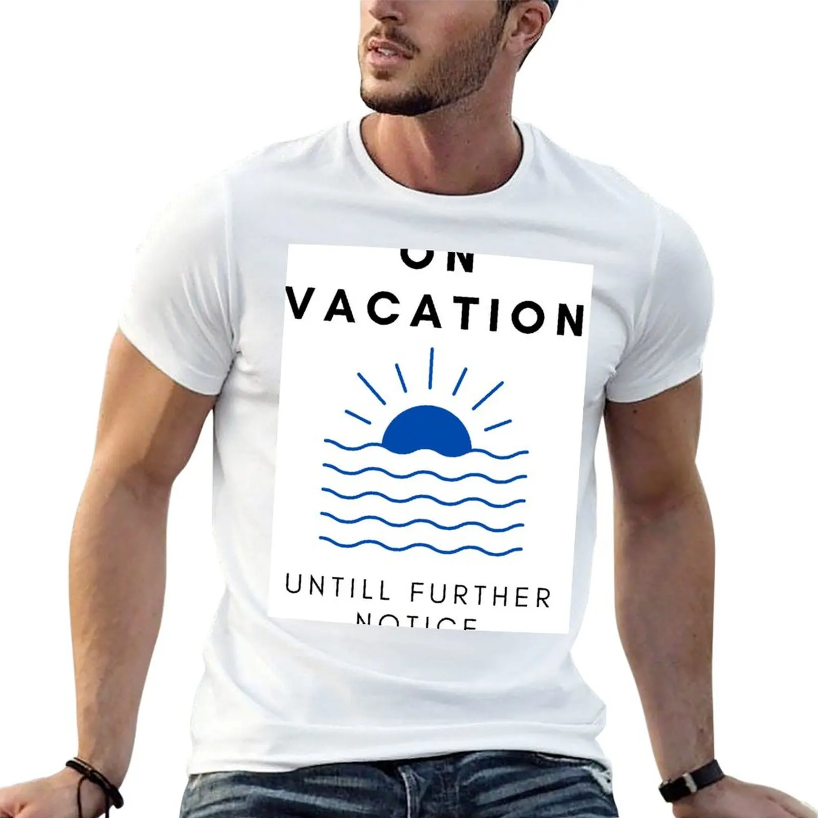 On Vacation Untill Further Notice T-Shirt Lightweight Running T-Shirt