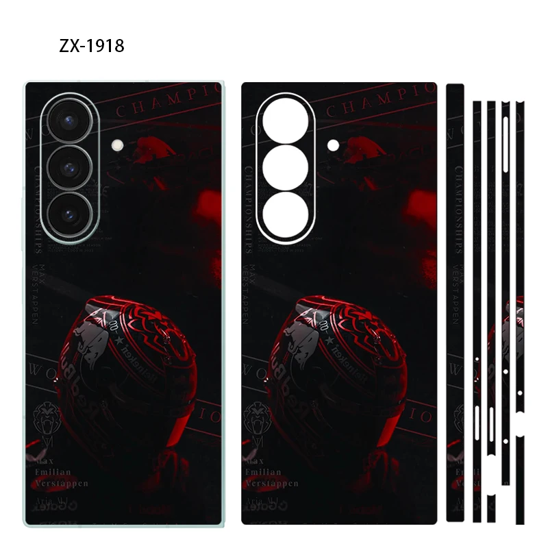 الجلد التفاف لسامسونج غالاكسي Z Fold7 6 5 4 3 حامي الشاشة الخلفية المفصلي غطاء الفيلم Fold5 3M التفاف ماتي ملصق #1