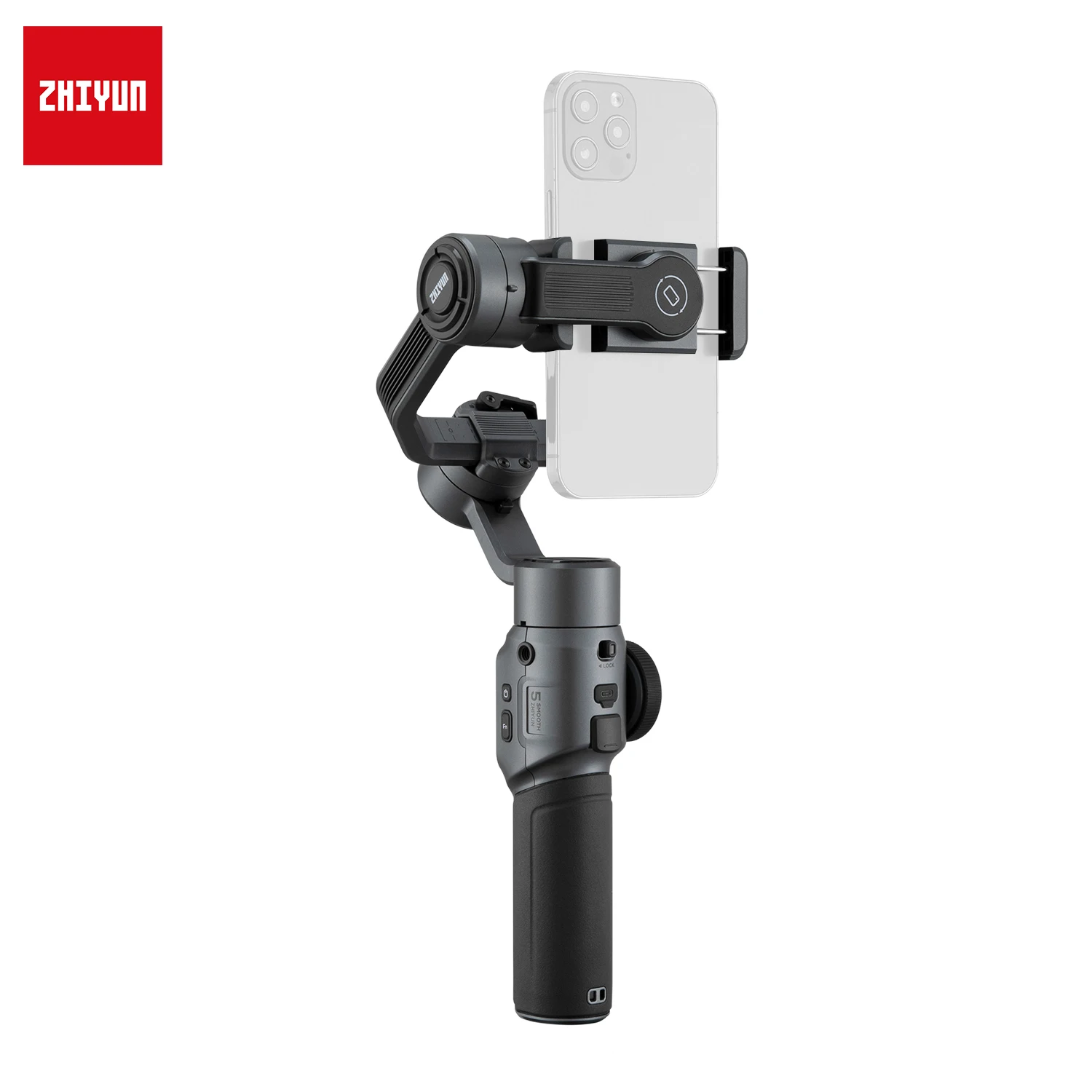 Official Zhiyun Smooth 5 3-Axis Handheld Gimbal Stabilizers for iPhone 13 12 11 X XS 8 7 Plus Samsung/Huawei/Xiaomi Smartphones