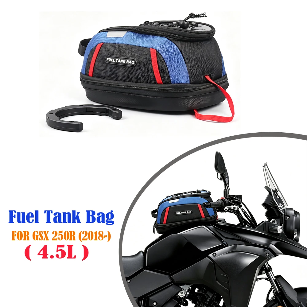 Tank Bag Luggage Backpack Racing Motorcycle Tank Front Waterproof Bag Quick Lock Flange For Suzuki GSX 250R GSX250R 2018-