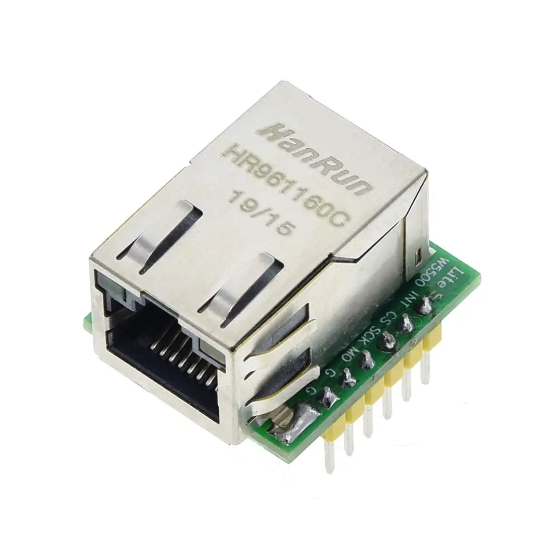 W5500 Module TCP/IP STM32 Interface 3.3V 5V Ethernet Module Compatible with WIZ820io Network Interface RC5 IoT for Arduino