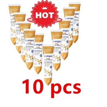 10pc collagene crema mani antirughe riparazione Anti-età nutriente esfoliante calli rimozione Gel sbiancante idratante pelle