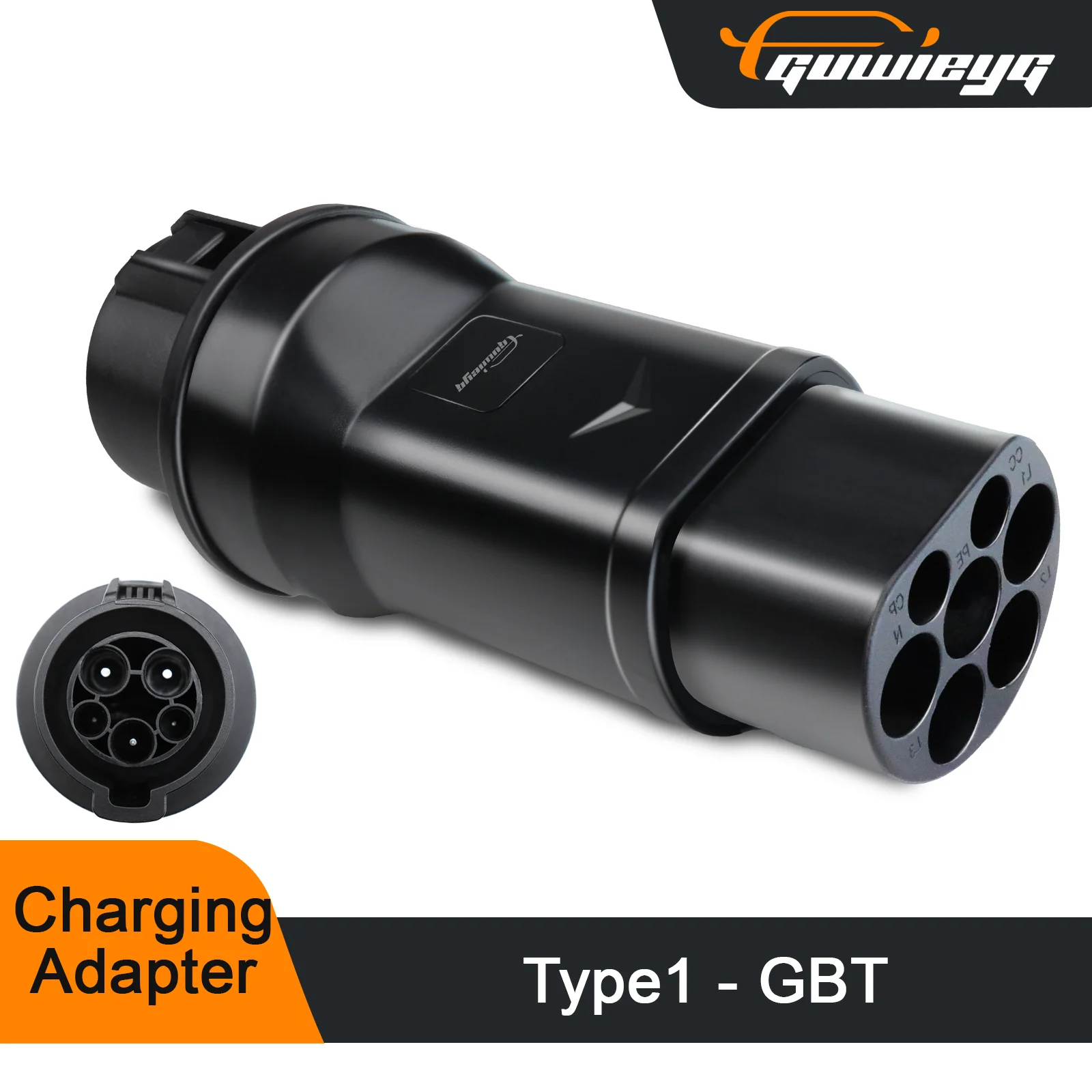 Type1 to GBT EV Charger Adapter  32A SAE J1772 to GBT EV Charger Adapter for GBT EVs Fit J1772 Charger